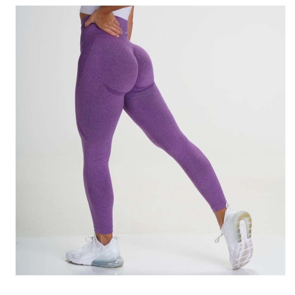 NVGTN Purple Seamless Contour Leggings